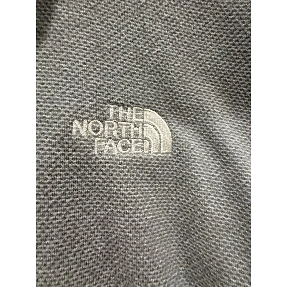 The North Face Men’s Textured Cap Rock 1/4 Zip Pullover Sweatshirt Gray Small - Picture 3 of 7